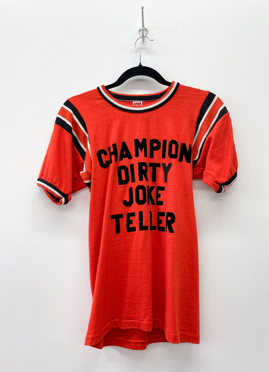 1970s Vintage Champion Dirty Joke Teller Tee Shirt