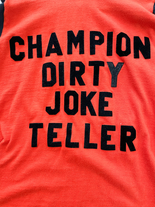 1970s Vintage Champion Dirty Joke Teller Tee Shirt