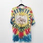 1980s Vintage Bob Marley Smoking Joint Kaya Tie Dye Tee Shirt