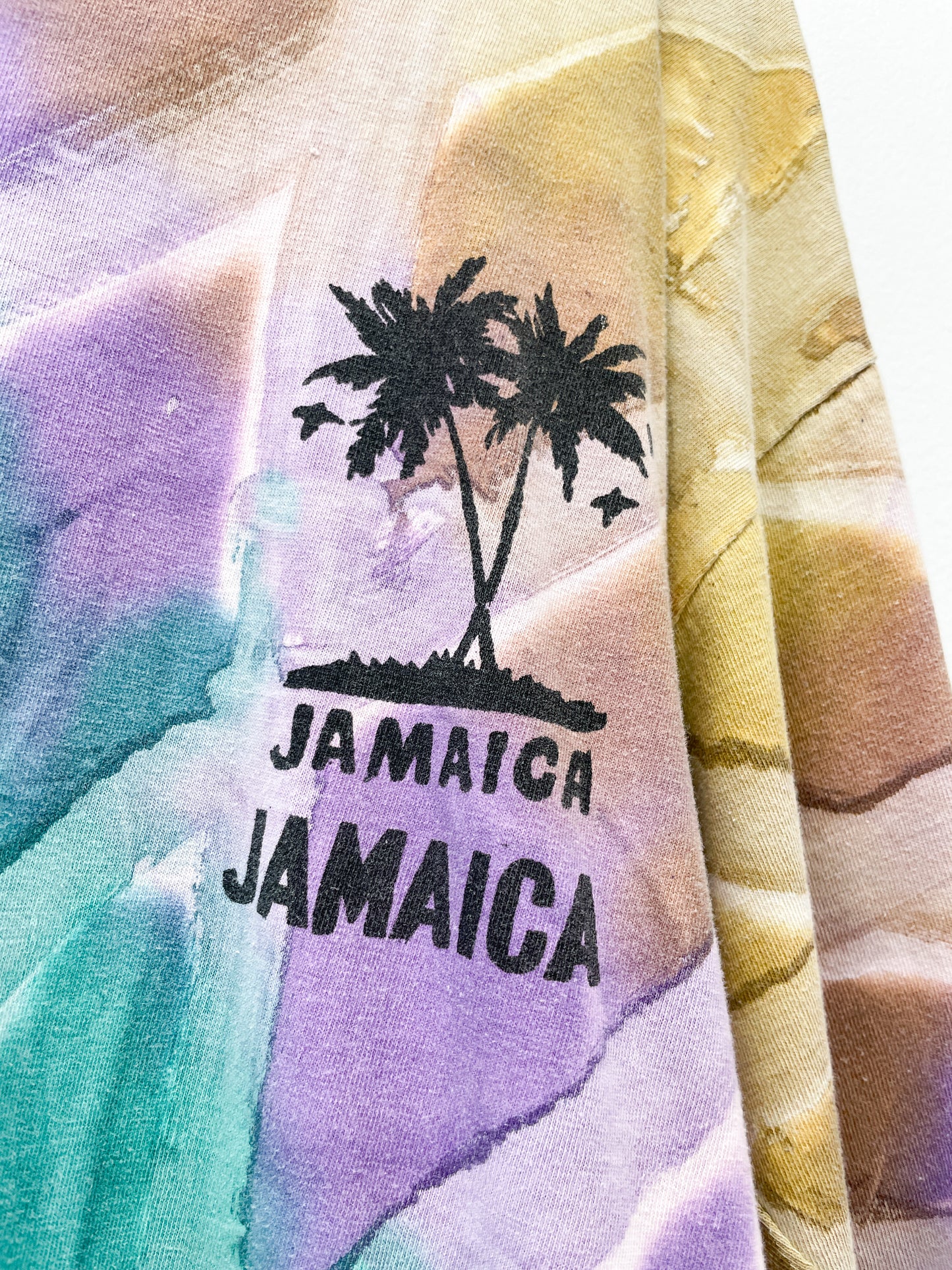 1980s Vintage Jamaica Tie Dye Tee Shirt