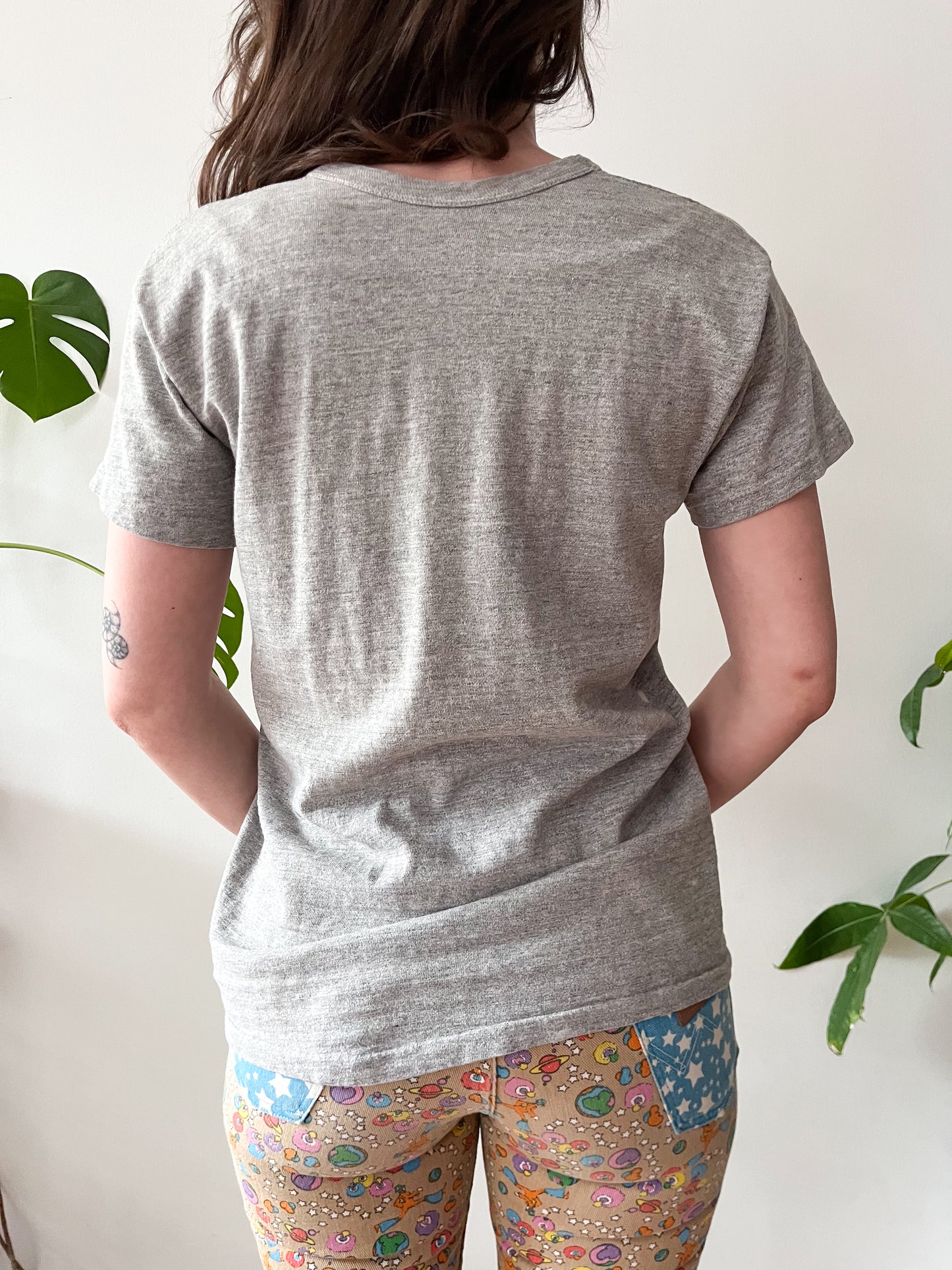 1960s Vintage Kent State University Super Thrashed Atheletic Collegiate Tee Shirt