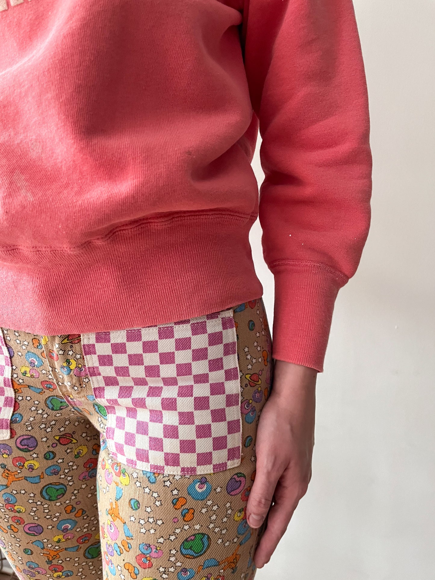 1960s Vintage Kent State University Champion Brand Crewneck Sweatshirt