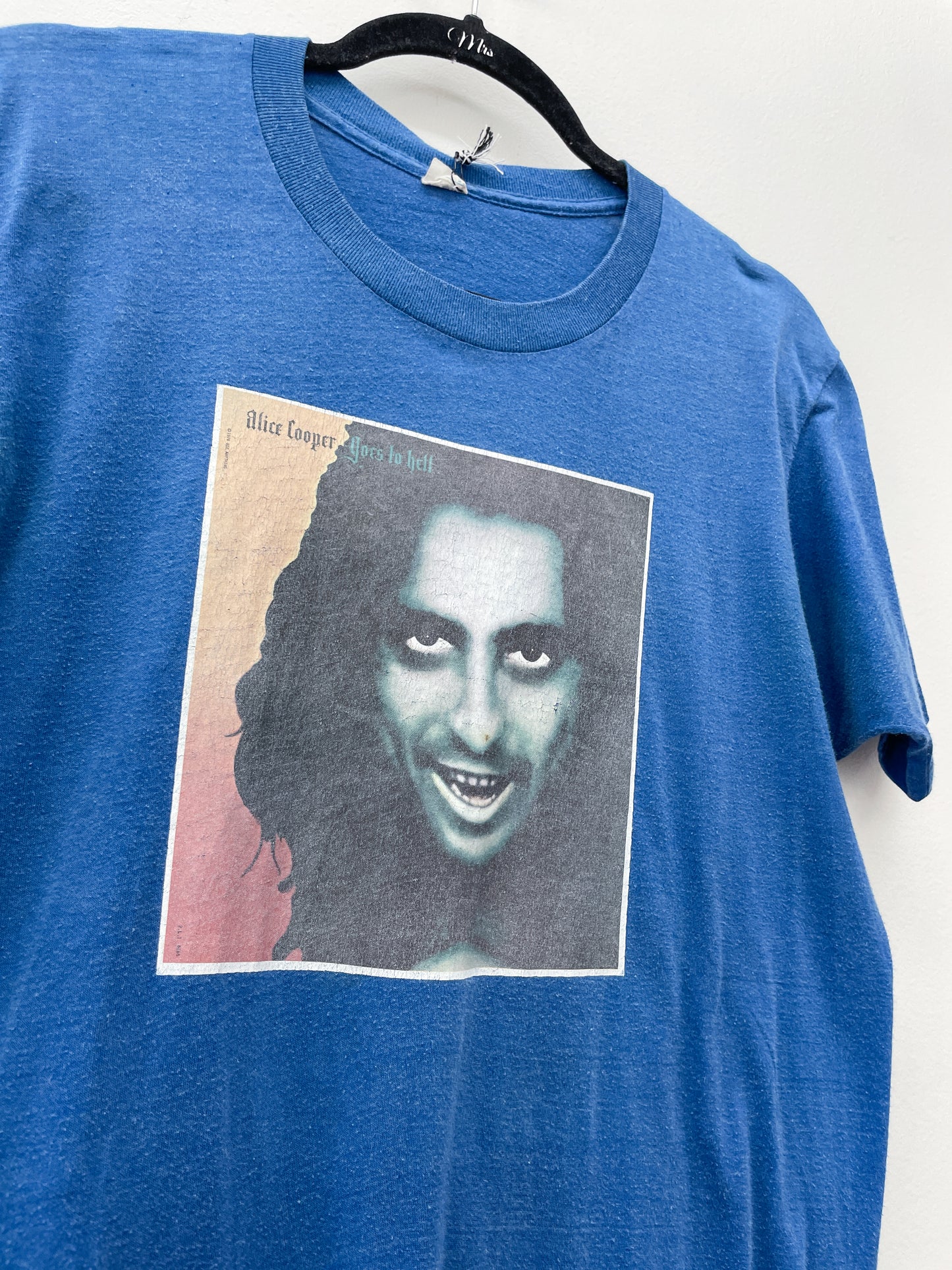 1970s Vintage Alice Cooper Goes To Hell Iron-On Tee Shirt
