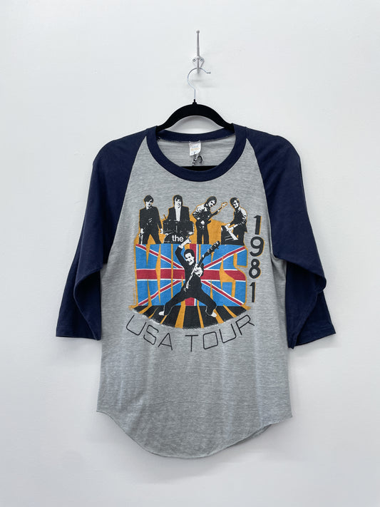 1981 Vintage The Kinks USA Tour "Give The People What They Want" Raglan Tee Shirt