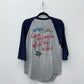 1981 Vintage The Kinks USA Tour "Give The People What They Want" Raglan Tee Shirt