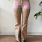 1970s Vintage Wrangler x Peter Max Cosmic Jump Patchwork Pop Art Jeans - RARE & ICONIC