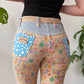1970s Vintage Wrangler x Peter Max Cosmic Jump Patchwork Pop Art Jeans - RARE & ICONIC
