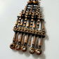 1960s Vintage Mid-Century Brutalist Copper Statement Owl Necklace by Pentti Sarpaneva