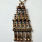 1960s Vintage Mid-Century Brutalist Copper Statement Owl Necklace by Pentti Sarpaneva
