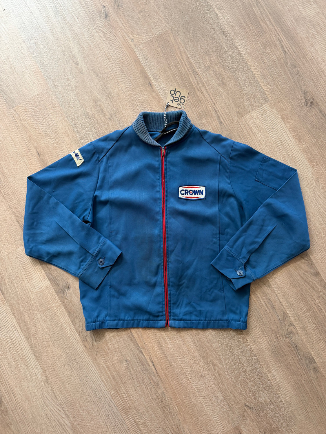1950s Vintage Crown Gas Station Attendant Jacket and Pants Set