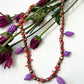 Grapes! Beaded Charm Necklace | Erin Wakeland Studio