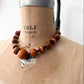 1970s Vintage Wooden Beaded Necklace