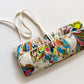 1960s Vintage Psychedelic Marbled Mod Makeup Carryall Bag