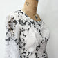 1960s Vintage Tulip Sleeve Mod Floral Dress