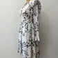 1960s Vintage Tulip Sleeve Mod Floral Dress