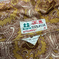 1960s Vintage Yellow Paisley Lined Multi-Pocket Robe