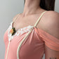 1990s Vintage Princess Peach Fairy Renaissance Faire Costume Dress