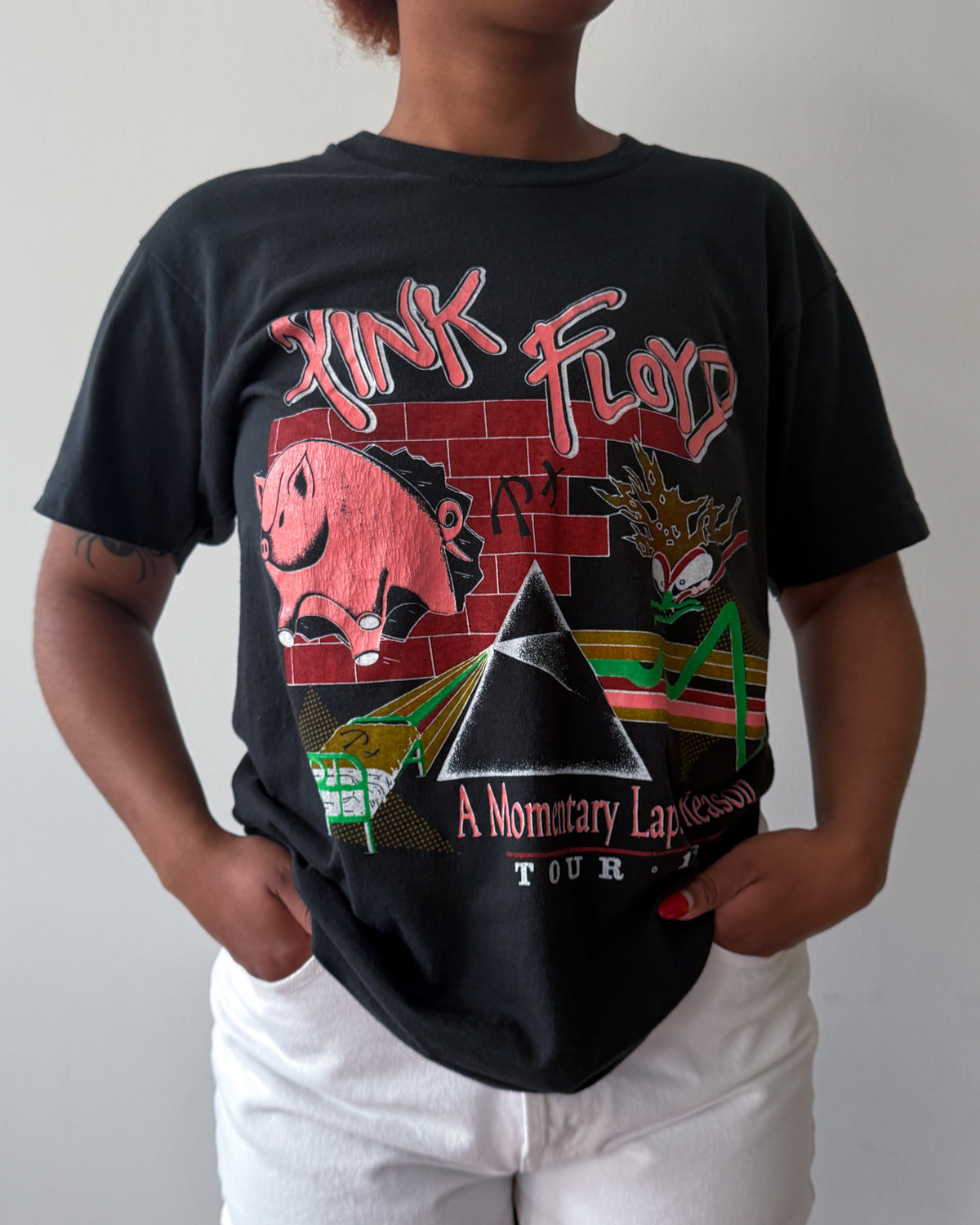 1980s Pink Floyd Momentary Lapse of Reason Concert Tour Tee 1987