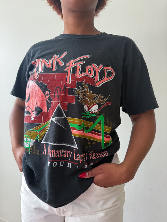 1980s Pink Floyd Momentary Lapse of Reason Concert Tour Tee 1987