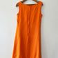 1960s Vintage Mod Orange Dress & Jacket Set