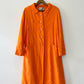 1960s Vintage Mod Orange Dress & Jacket Set
