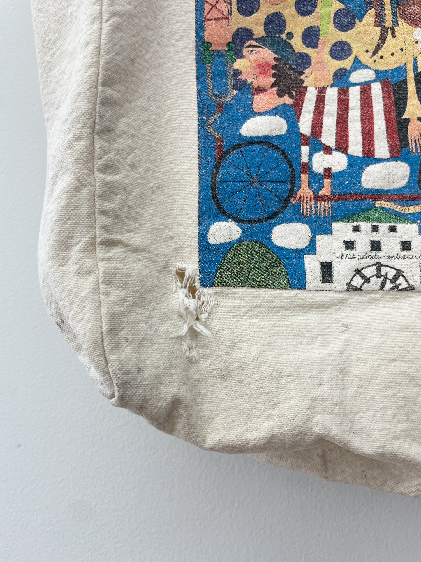 2003 Ann Arbor Street Art Fair by Chris Lee Roberts-Antieau Canvas Tote Bag Y2K 2000s