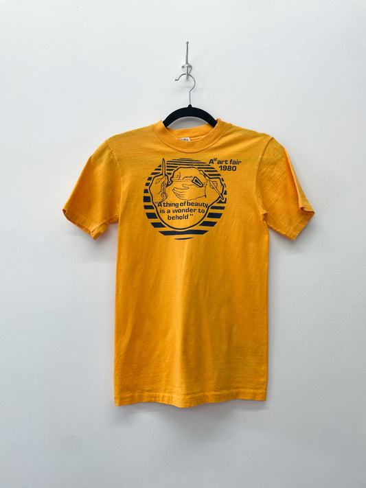 1980 Vintage Ann Arbor Art Fair Tee Shirt 1980s