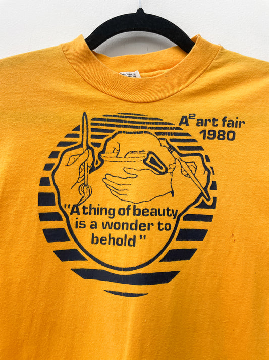 1980 Vintage Ann Arbor Art Fair Tee Shirt 1980s