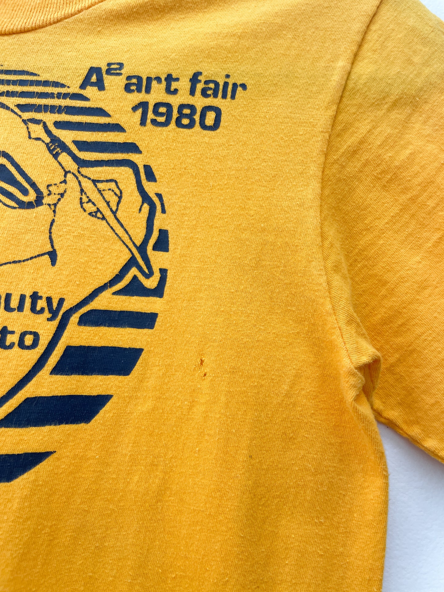 1980 Vintage Ann Arbor Art Fair Tee Shirt 1980s