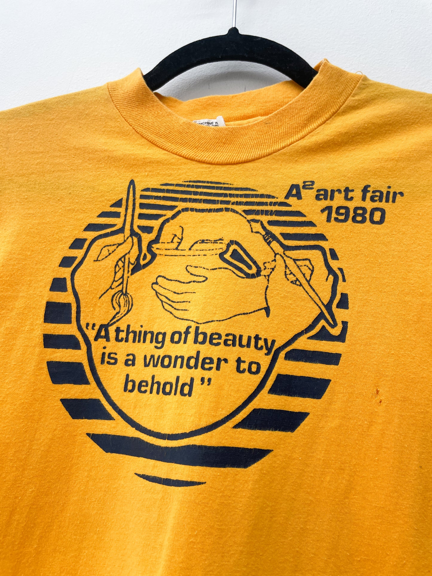 1980 Vintage Ann Arbor Art Fair Tee Shirt 1980s