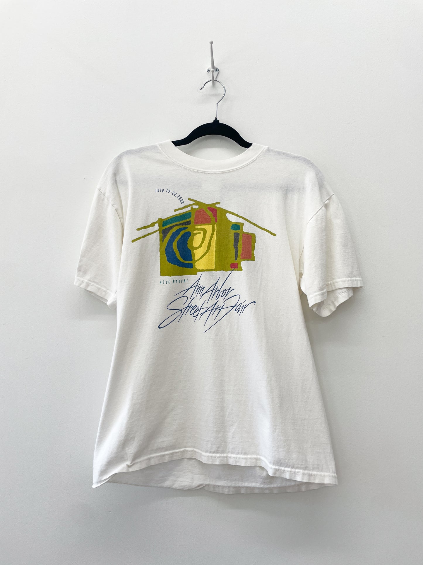 2000 Vintage Ann Arbor Street Art Fair Tee Shirt 2000s Y2K