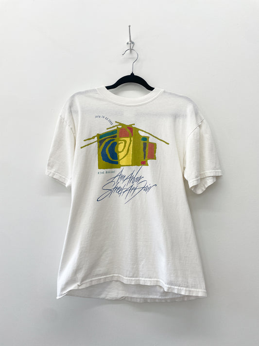 2000 Vintage Ann Arbor Street Art Fair Tee Shirt 2000s Y2K