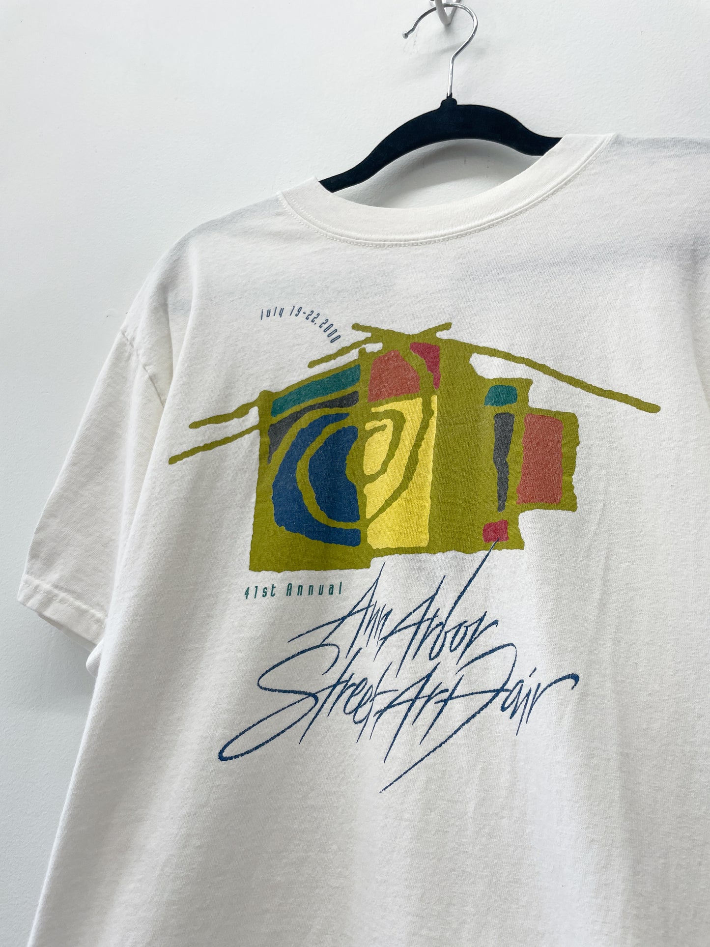 2000 Vintage Ann Arbor Street Art Fair Tee Shirt 2000s Y2K
