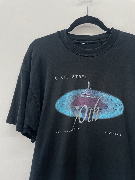 1997 Vintage State Street Ann Arbor Art Fair Tee Shirt