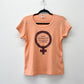 1970s Vintage "Never Underestimate The Power Of A Woman" Feminist Tee Shirt