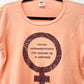 1970s Vintage "Never Underestimate The Power Of A Woman" Feminist Tee Shirt