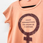 1970s Vintage "Never Underestimate The Power Of A Woman" Feminist Tee Shirt
