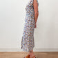 1930s Vintage Sheer Floral Flutter Sleeve Dress by Vanity Fair