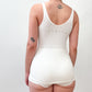1920s - 1930s Vintage Aldrich & Aldrich Chicago White Cotton Swim Gym Suit