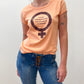 1970s Vintage "Never Underestimate The Power Of A Woman" Feminist Tee Shirt