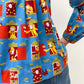 1970s Vintage Children In Windows Storybook Illustrations Novelty Blouse Top