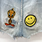 1970s Vintage Hillbilly Patched Up Torn & Frayed Shorts