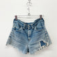 1970s Vintage Hillbilly Patched Up Torn & Frayed Shorts