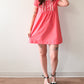 1960s Vintage Bubble Gum Pink Mod Babydoll Dress