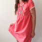 1960s Vintage Bubble Gum Pink Mod Babydoll Dress