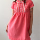 1960s Vintage Bubble Gum Pink Mod Babydoll Dress