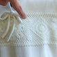 1960s Vintage White Tiered Lace Mini Bride Dress