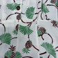 1940s Vintage Pineapple Novelty Print Rayon Day Dress
