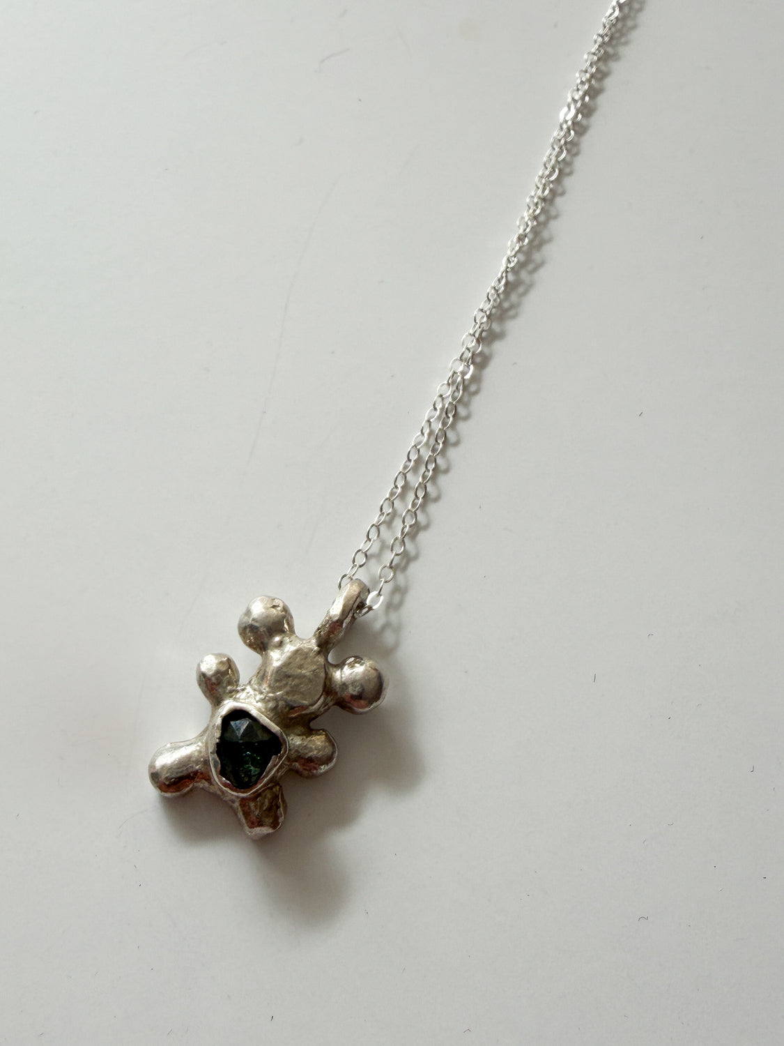 Sapphire Lil Monster Necklace | Trinity Barbara