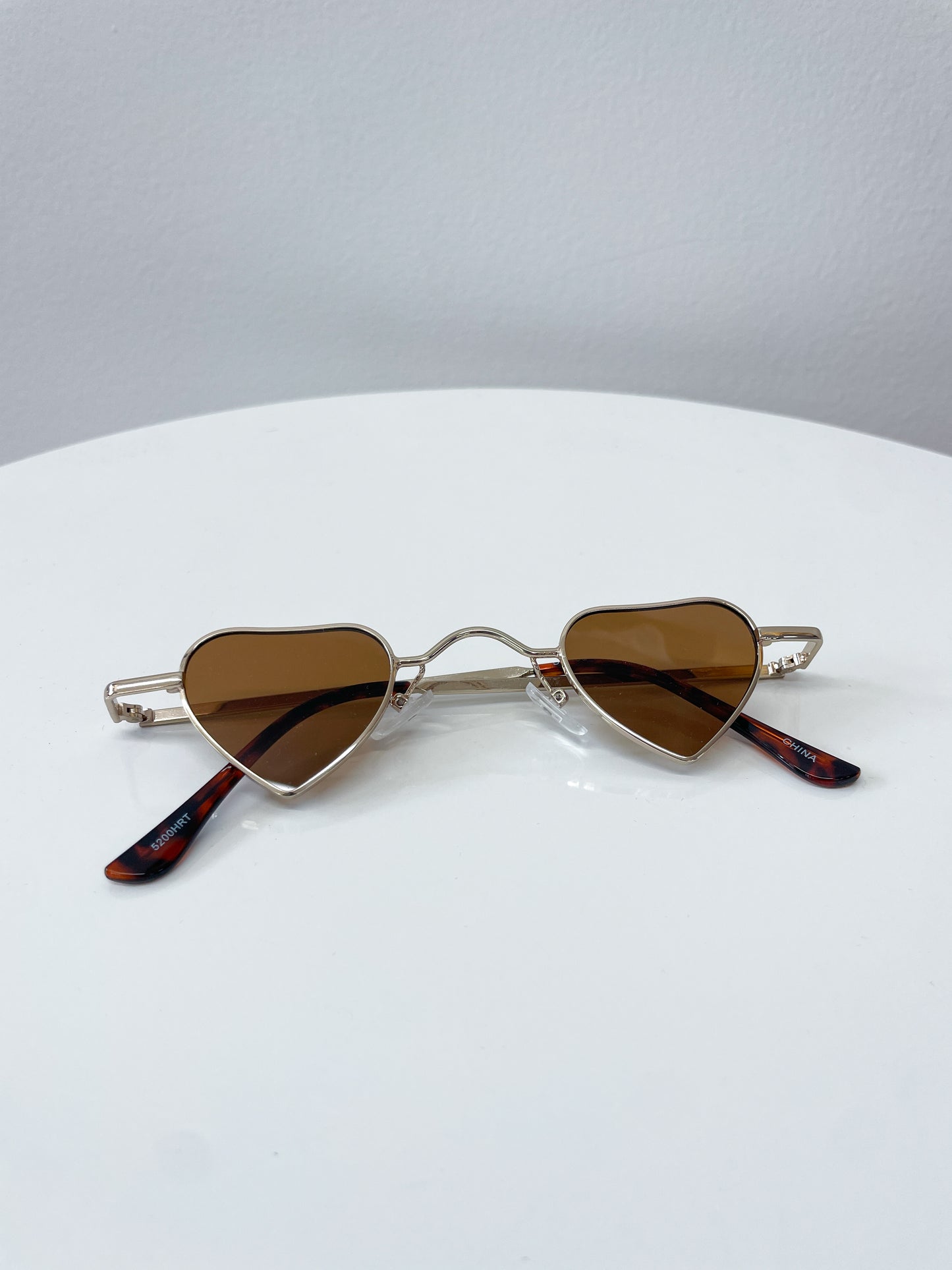 Mini Metal Heart Sunglasses